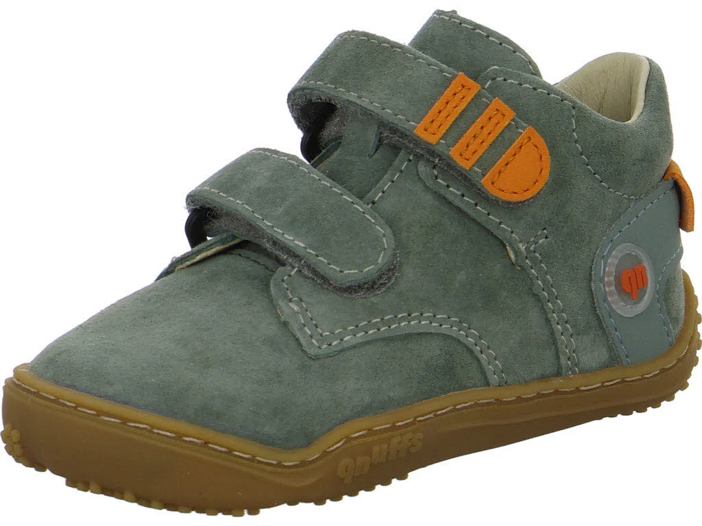 qnuffs Kinderschuh zum Schlupfen QN 0010132/570 Buche salbei/river WMS mittel