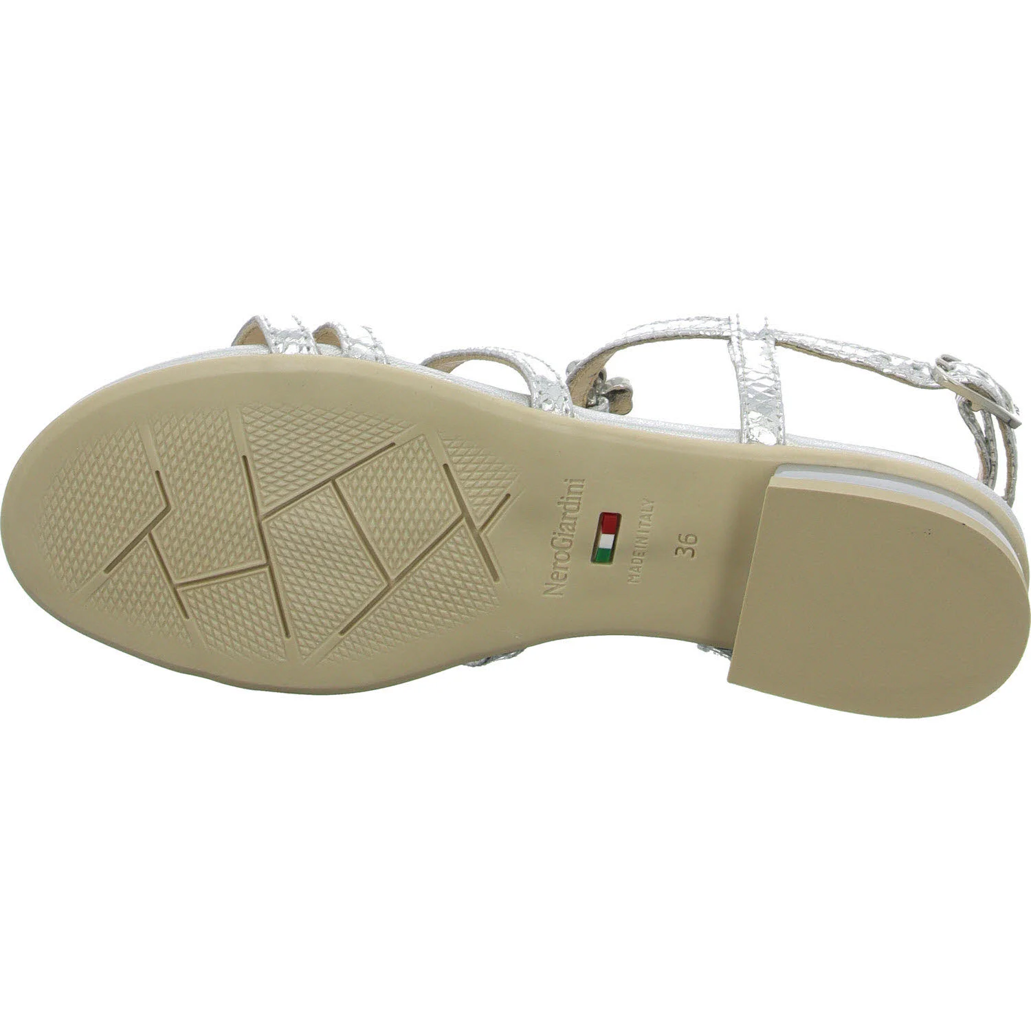 NeroGiardini Damen Sandalen E513270D 700 E513270D argento normal