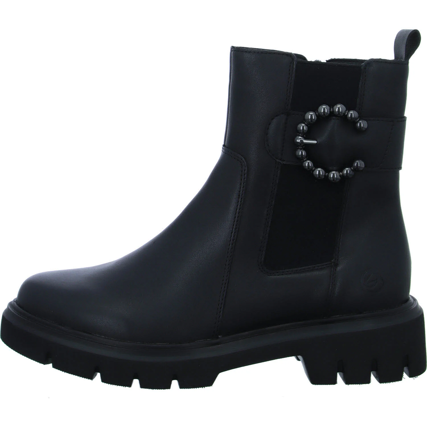 Element 6 von 8 (Bild) – Remonte Damen Stiefeletten D1W74-00 D1W74 schwarz/schwarz/schw G (weit)