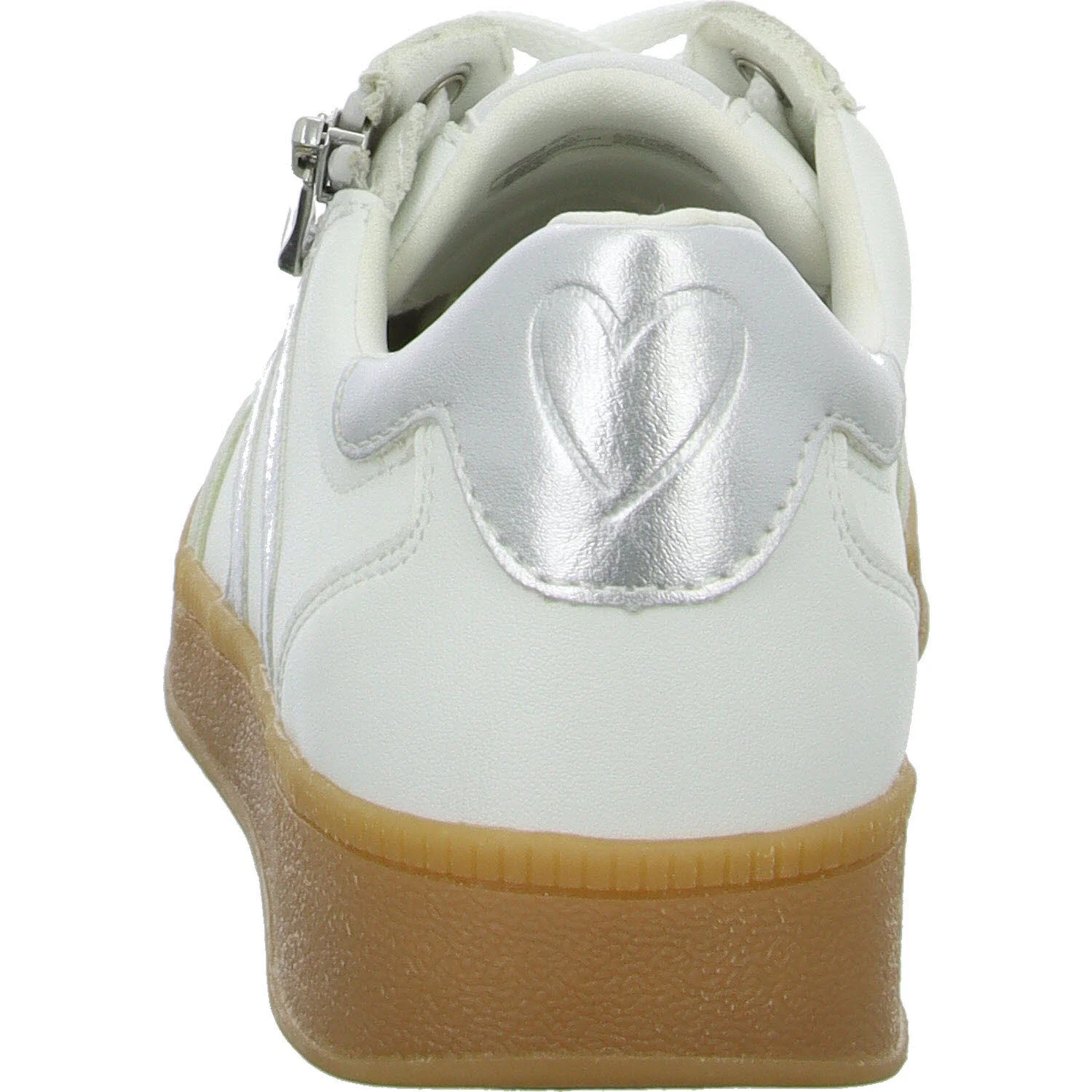 Element 4 von 8 (Bild) – Marco Tozzi Damen Schnürschuhe 2-23739-44/191 2-23739-44 white/silver normal