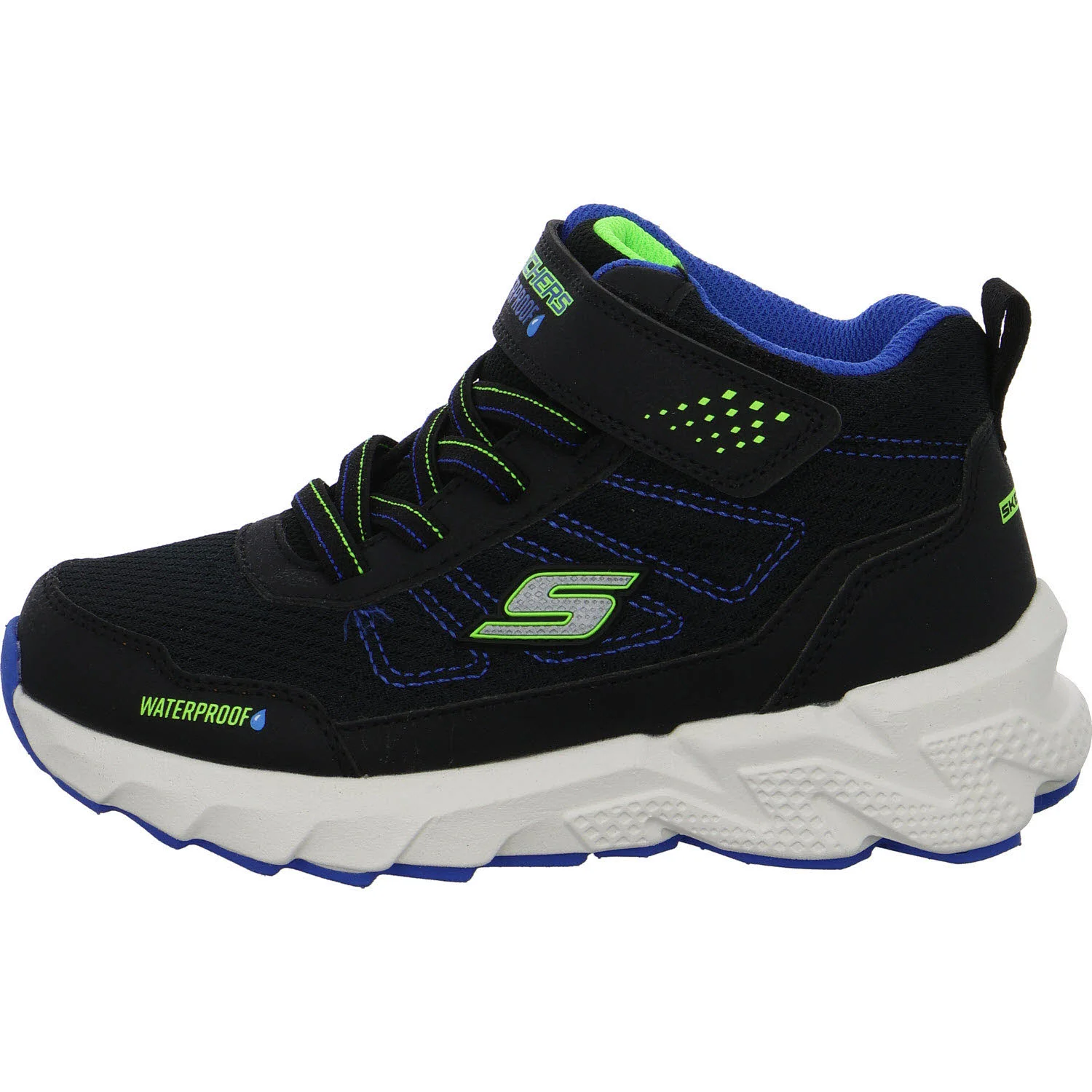 Skechers Kinder Schaftstiefel 406336L BKBL Elite Sport Tread - Aquavek HI black/blue normal