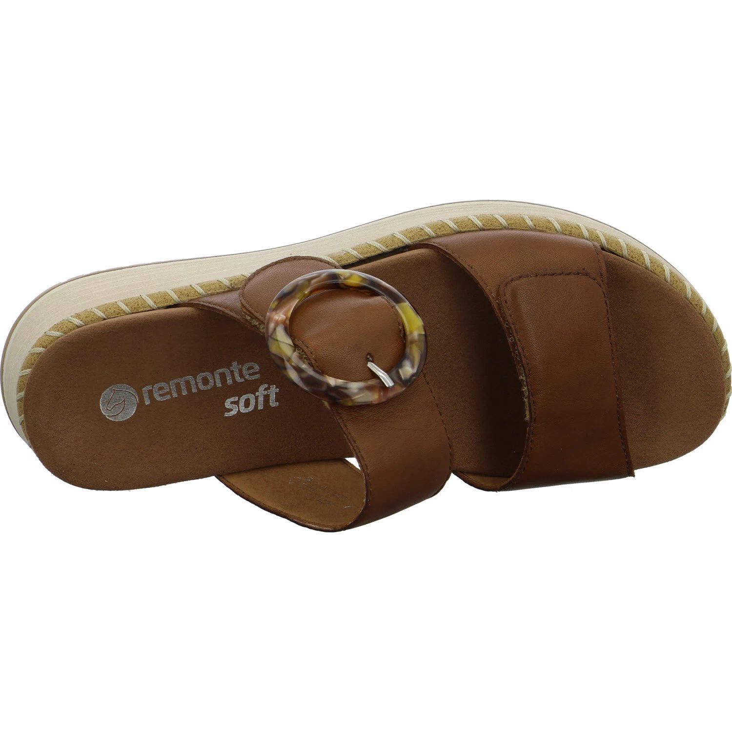 Remonte Damen Pantoletten D3J51-24 D3J51 muskat F 1/2 (normal)