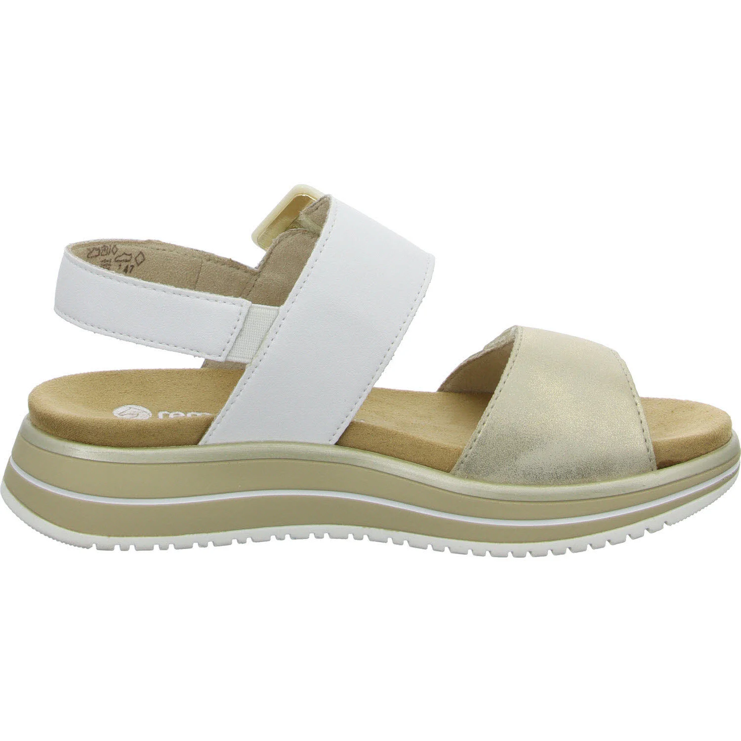 Remonte Damen Sandalen D1J53-80 D1J53 muschel/weiss F 1/2 (normal)