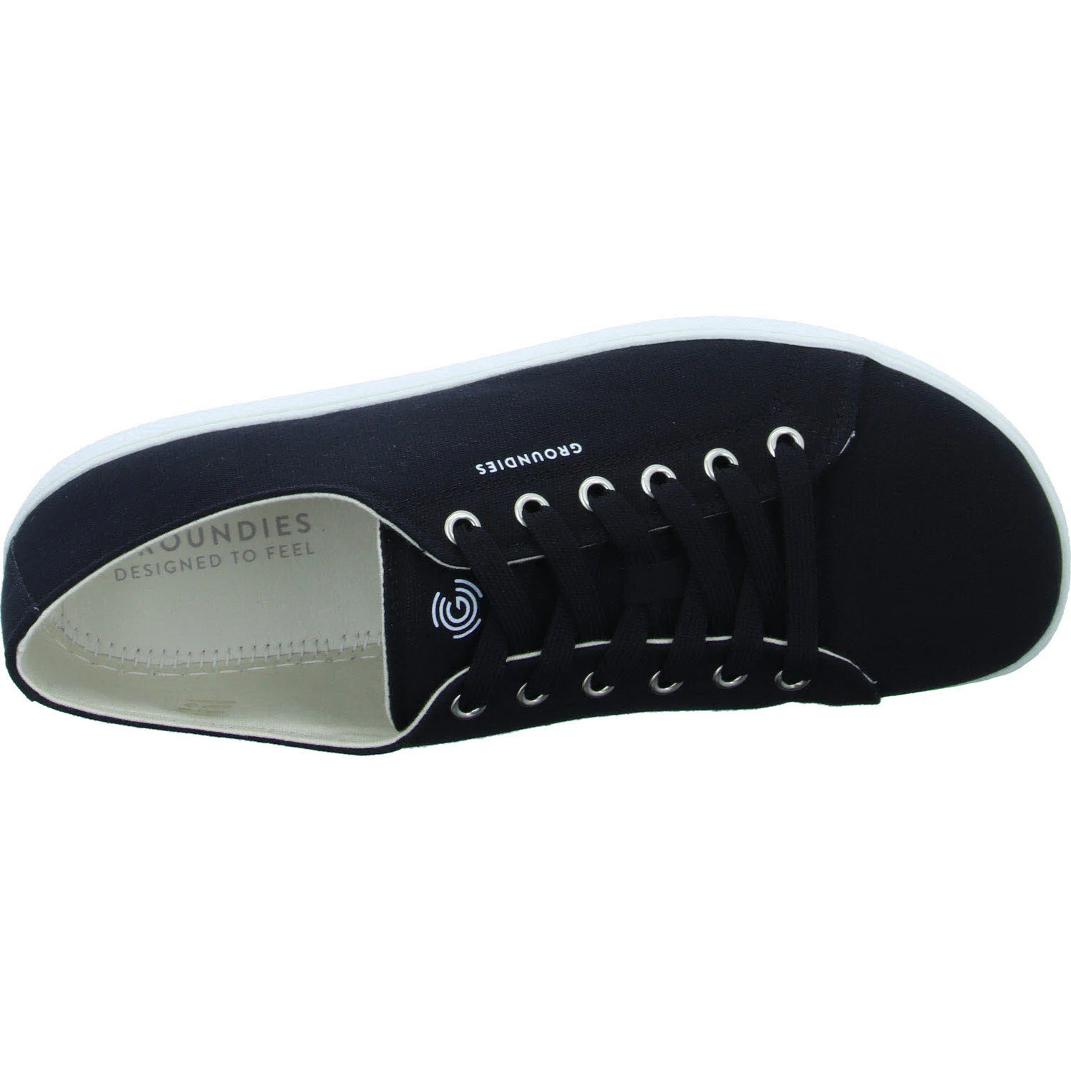 Groundies Schnürschuh 230177-01 Lima Men black weit