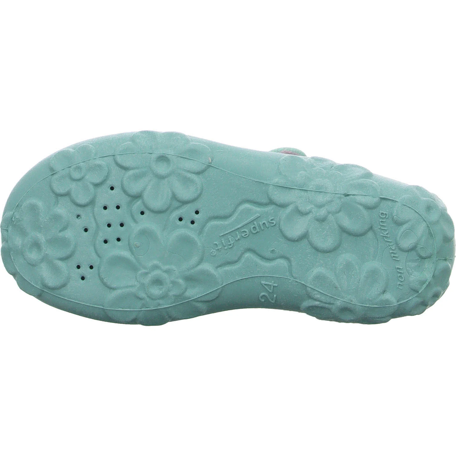 Superfit Kinder Hausschuhe 1-800283-7520 Bonny hellgrün/mehrfarbig WMS mittel