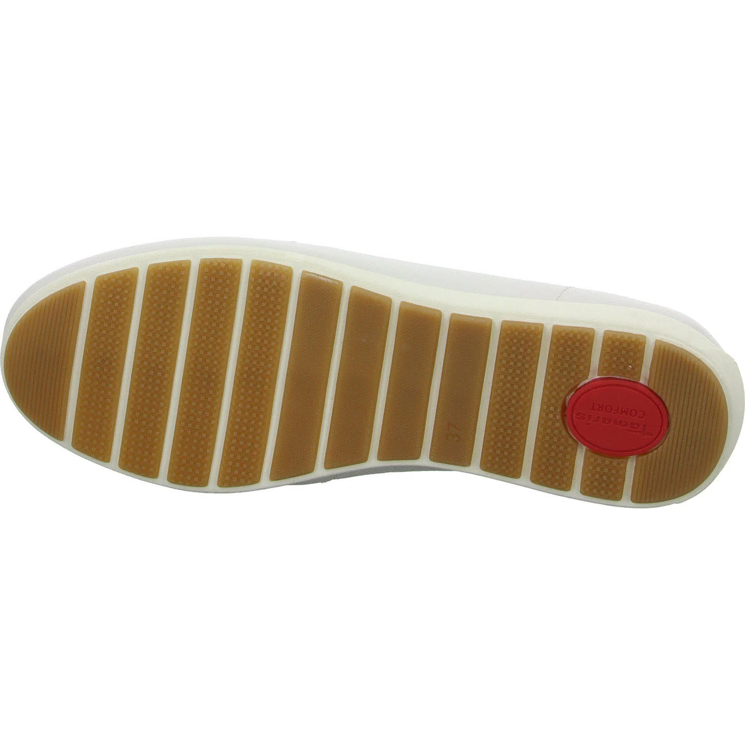 Tamaris Comfort Damen Slipper 8-84600-44/108 8-84600-44 white nappa weit