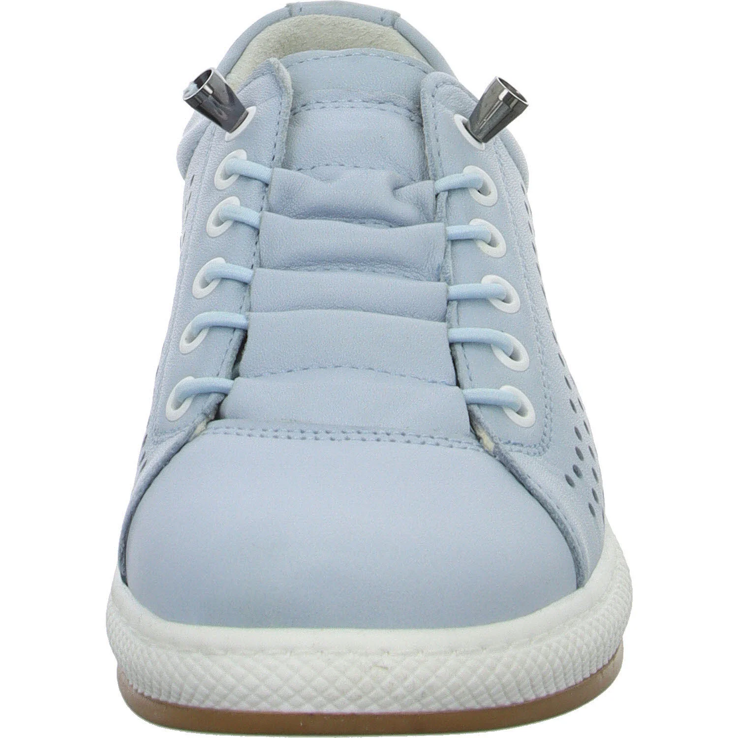 Andrea Conti Damen Slipper 0671000/828 0671000 pastellblau/weiss normal