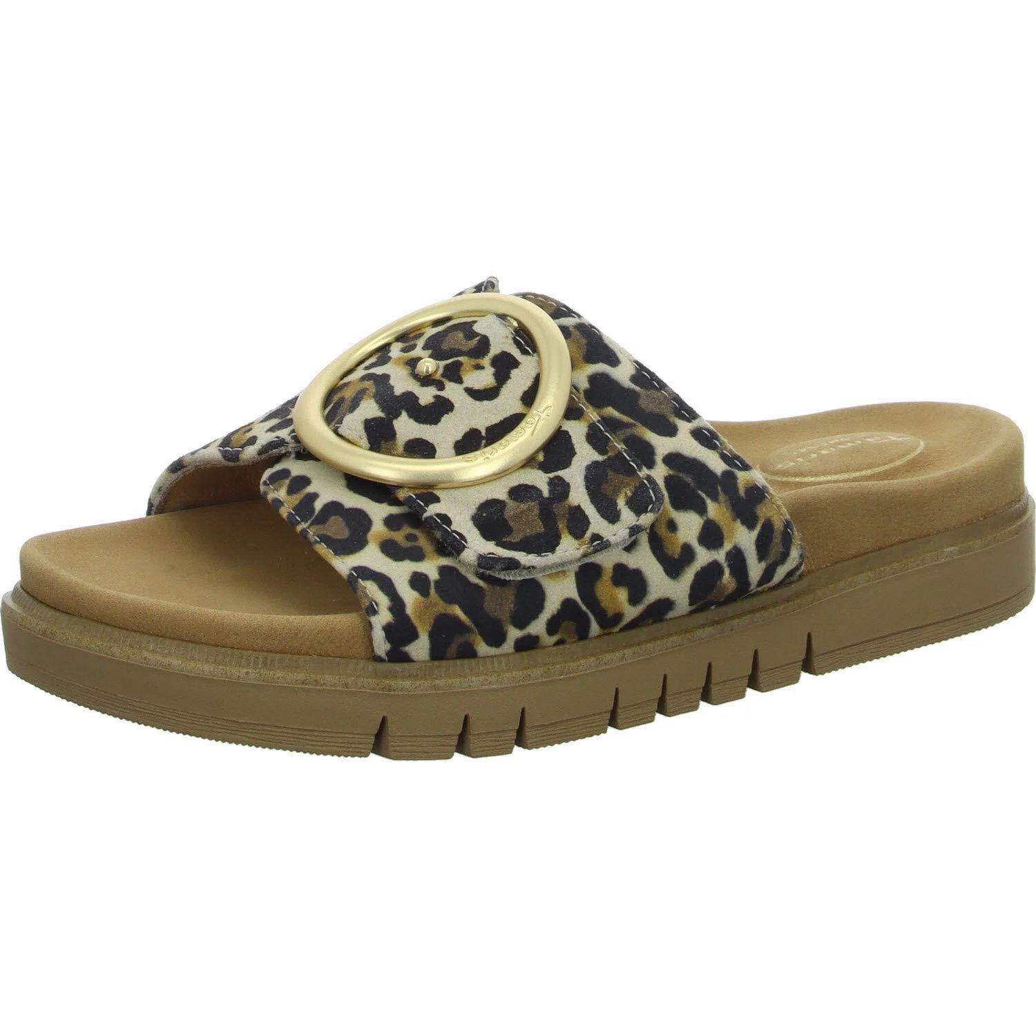 Tamaris Comfort Damen Pantoletten 8-87106-42/903 8-87106-42 leopard weit