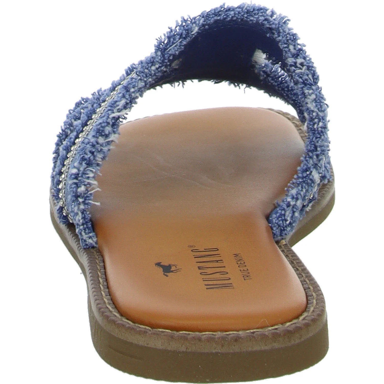 Mustang Damen Pantoletten 1519704-841 1519704 jeansblau normal