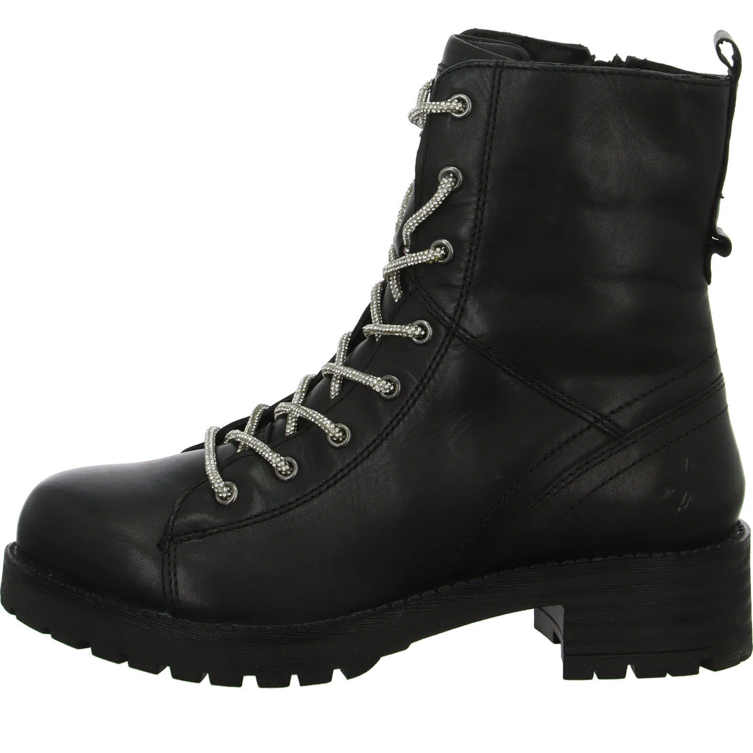 2go Fashion Damen Schnürstiefel 8204501-9 8204501 schwarz normal