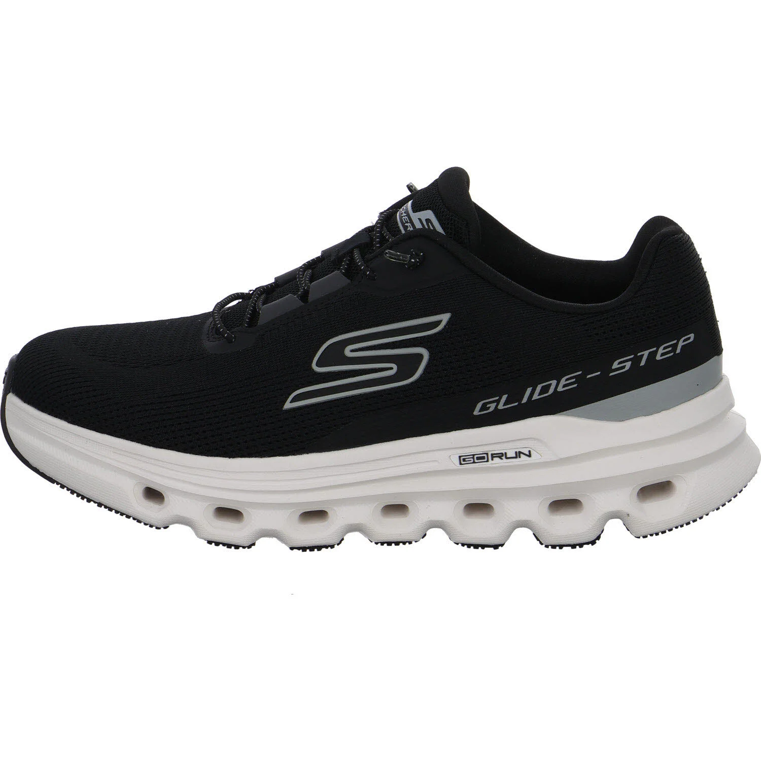 Skechers Damen Slipper 129802 BKW Go Run Glide-Step Arch Fi - Casion black/white normal