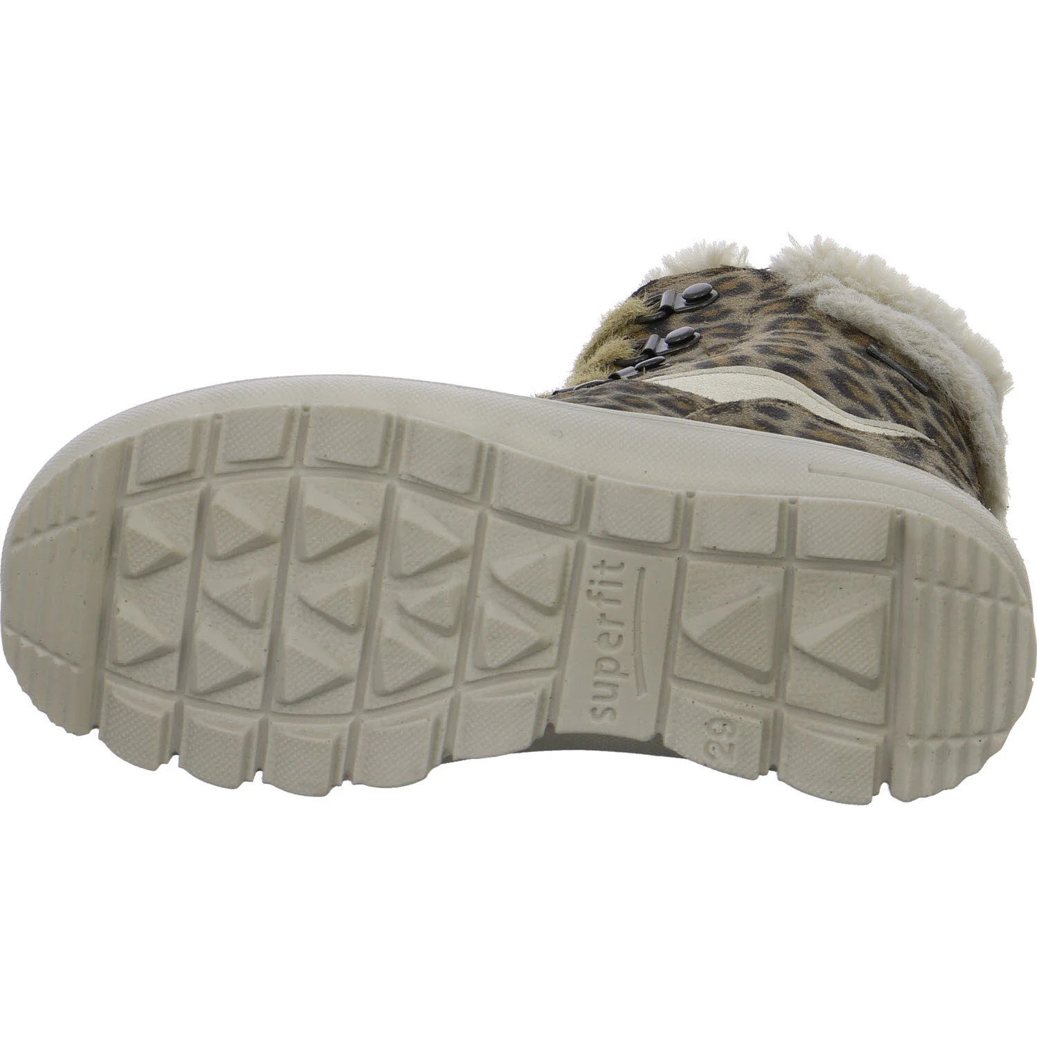Superfit Kinder Schnürstiefel 1-000220-3000 Flavia braun/gold WMS mittel