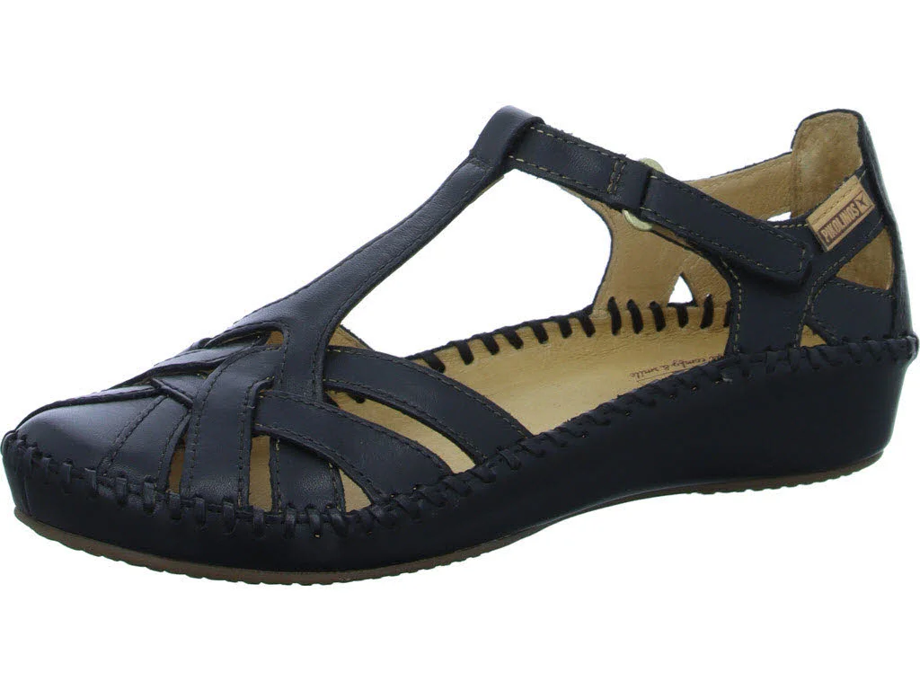 Element 1 von 8 (Bild) – Pikolinos Damen Sandalen 655-0732ST 000 P. Vallarta black normal