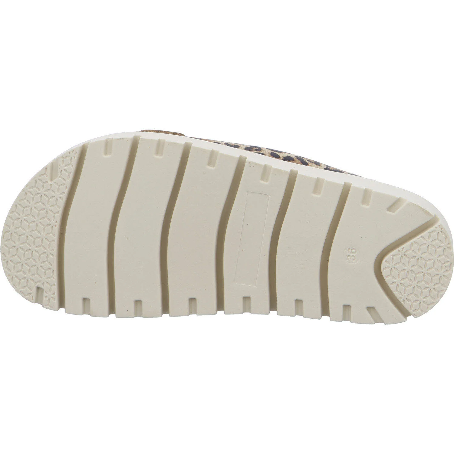 Cosmos Damen Pantoletten 6304703-966 6304703 cognac/leo normal