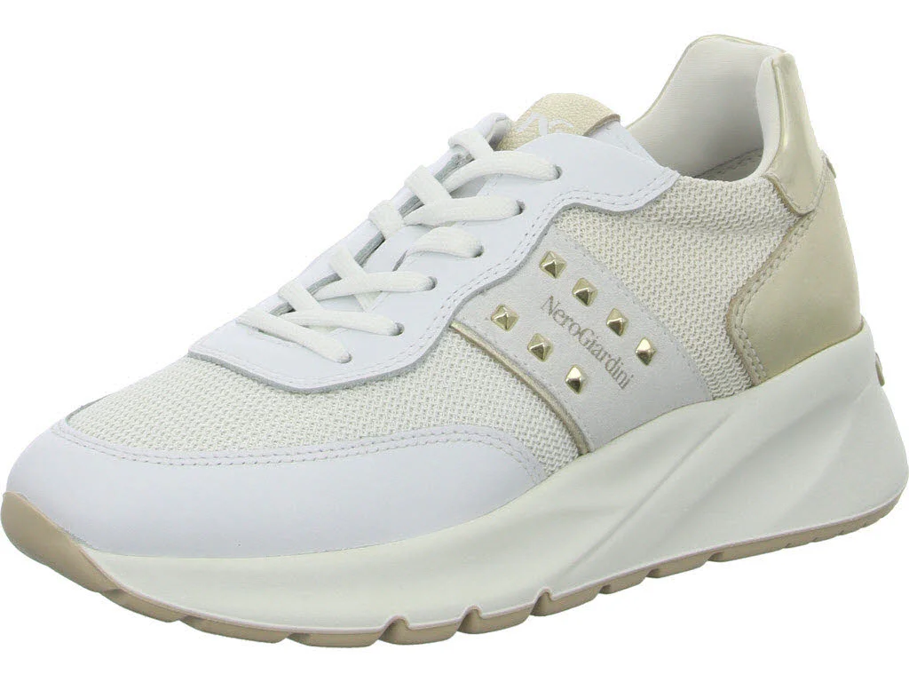 NeroGiardini Damen Schnürschuhe E512862D 707 E512862D bianco normal