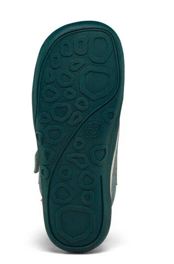 Affenzahn Kinderschuh zum Schlupfen 01637-20153 Halbschuh Vegan Cheerly Hase türkis normal