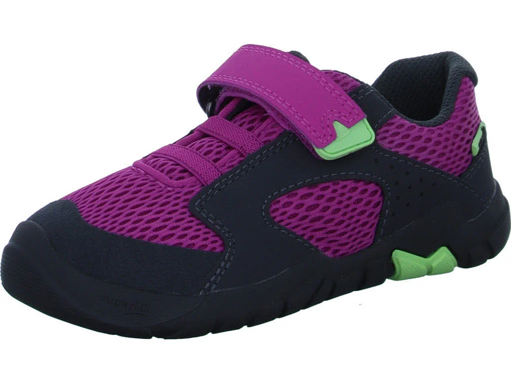Superfit Kinderschuh zum Schlupfen 1-006030-5500 Trace pink/grau WMS mittel