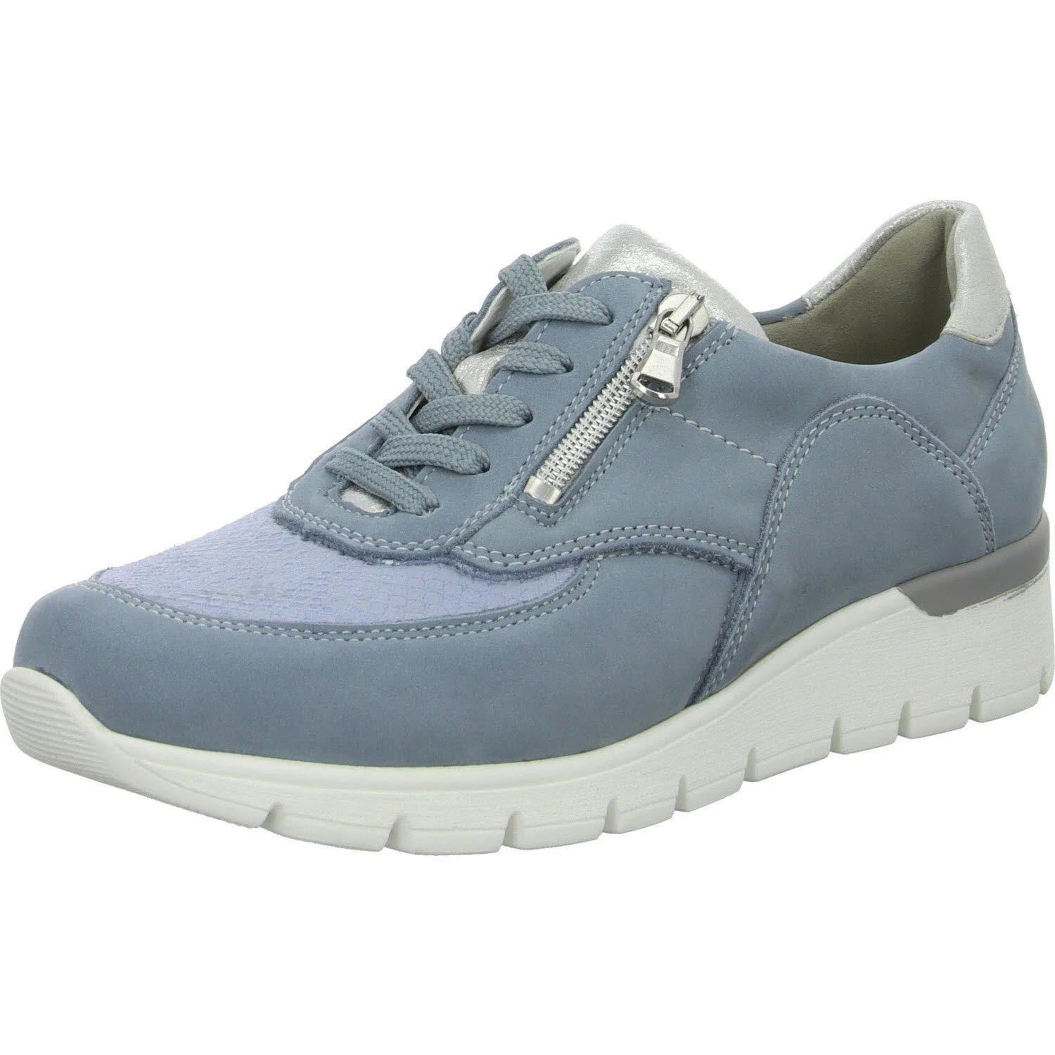 Element 2 von 8 (Bild) – Waldläufer Damen Schnürschuhe 626K02-321/267 K-Ramona sky argento K (extra weit)