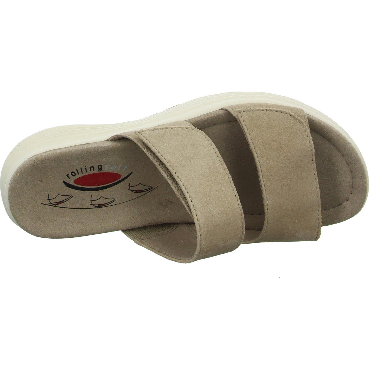 Gabor Rollingsoft Damen Pantoletten 86.811.30 86.811 sand (Micro) G (normal)