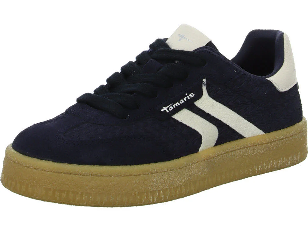 Tamaris Damen Schnürschuhe 1-23723-44/805 1-23723-44 navy normal