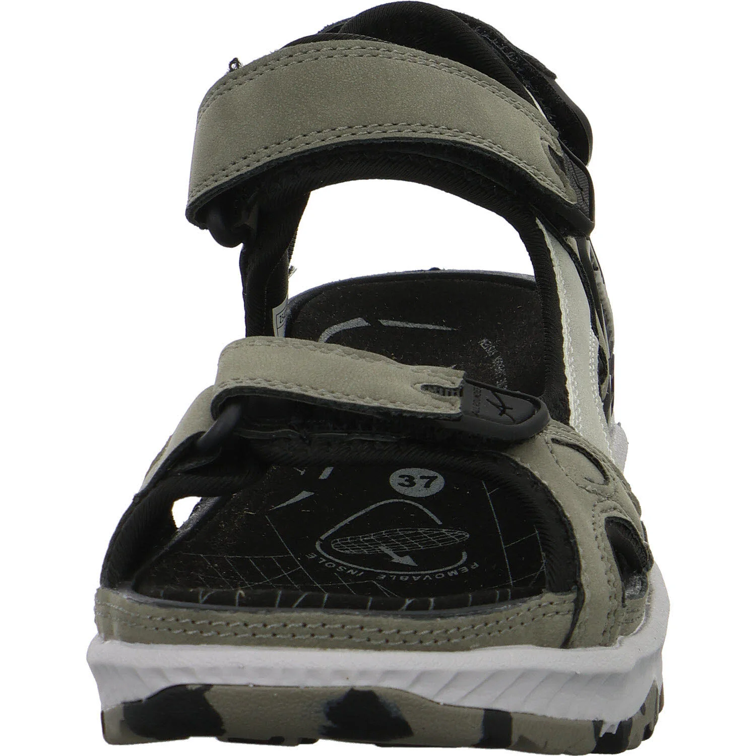 Allrounder by Mephisto Damen Sandalen P2007820 Westside fallen rock/drizzle normal