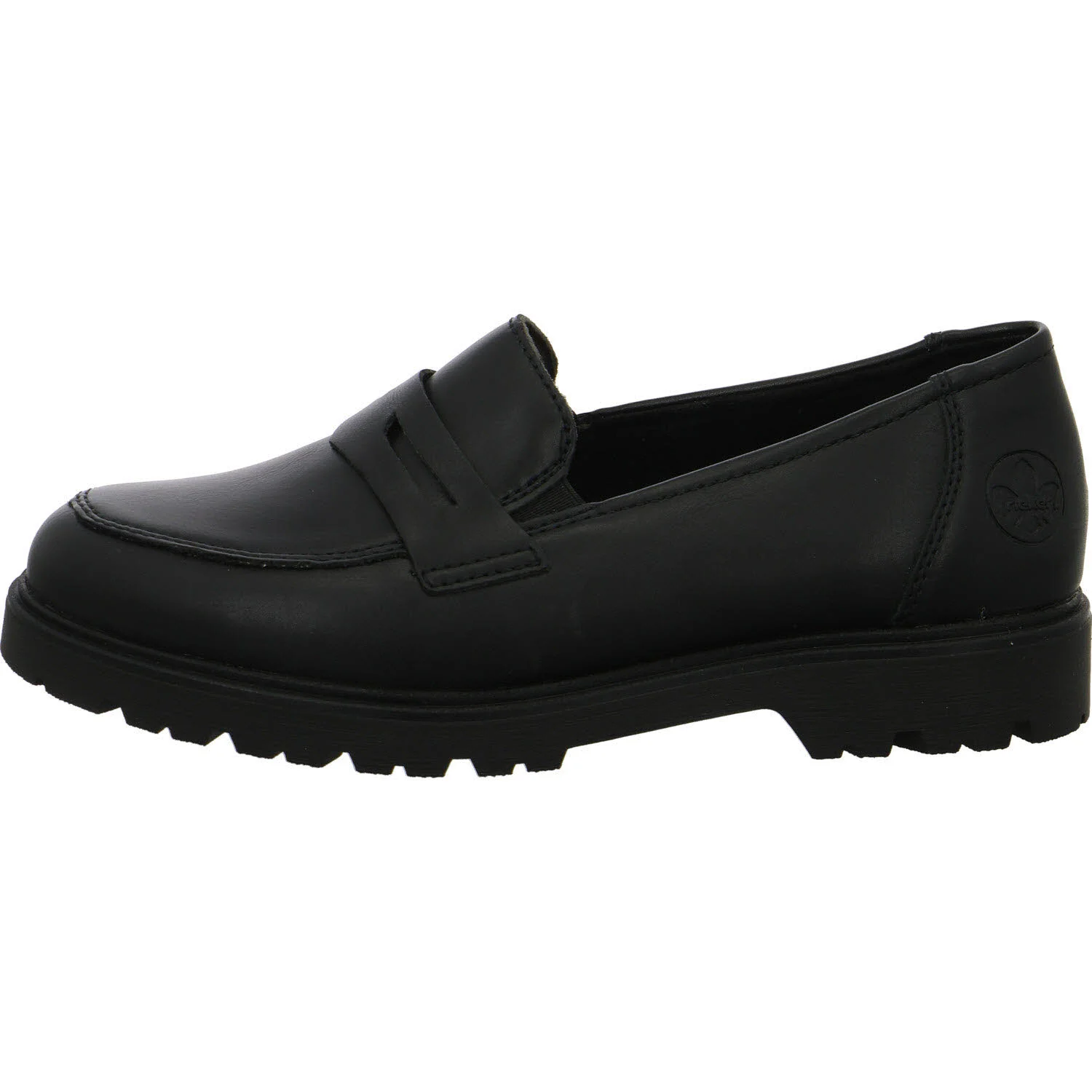 Rieker Damen Slipper 45560-02 45560 schwarz F (normal)