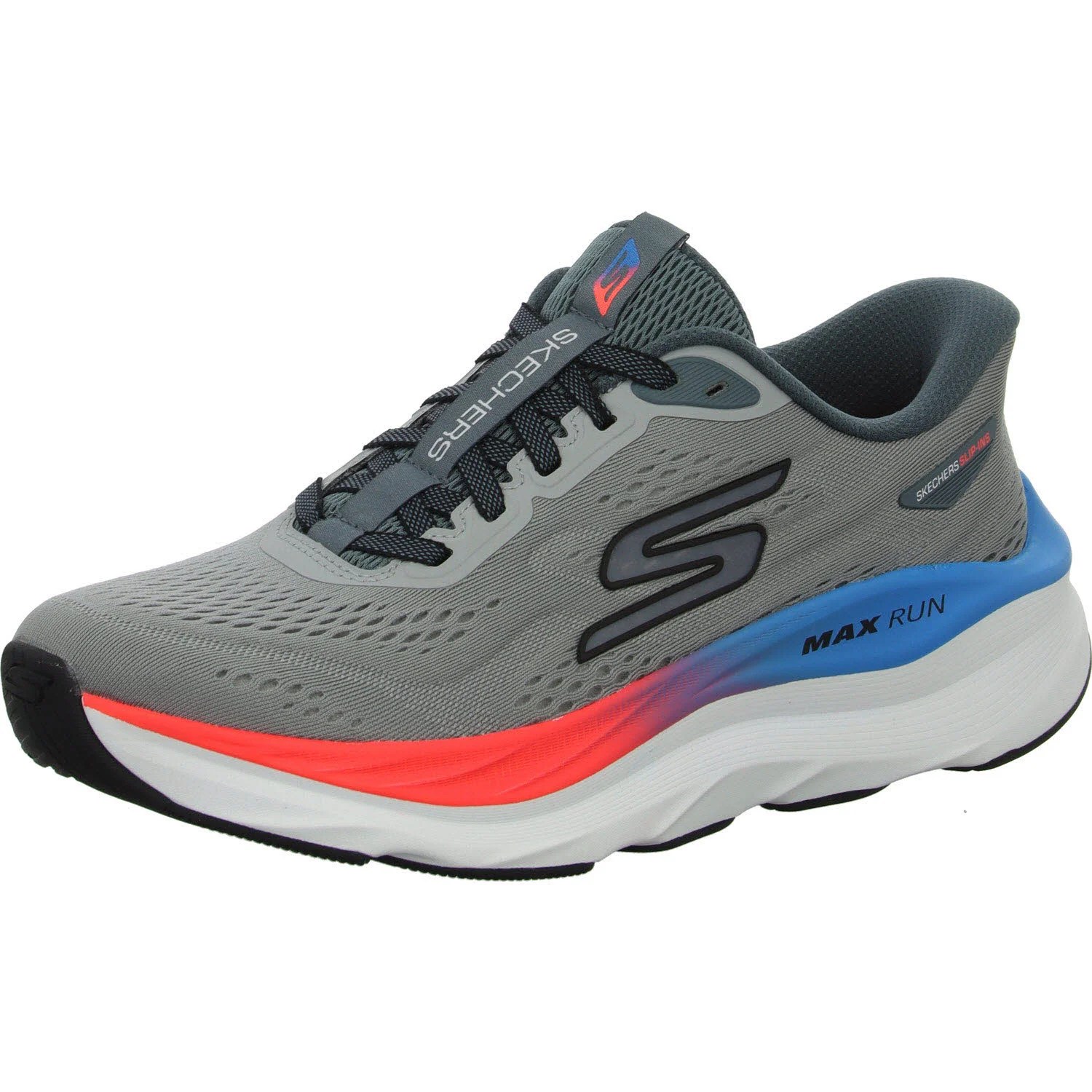Element 2 von 8 (Bild) – Skechers Herren Schnürschuhe 221000 GYMT Max Cushioning - Max Run grey/multi normal