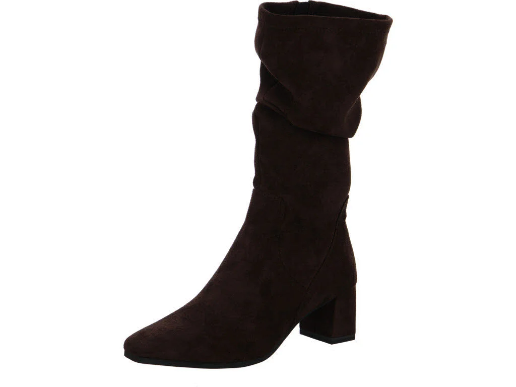 Caprice Damen Stiefeletten 9-25303-47-302 9-25303-47 dk brown stretch G (normal)