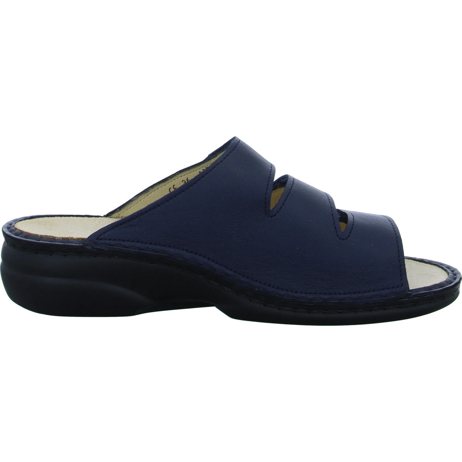 Element 7 von 8 (Bild) – Finn Comfort Damen Pantoletten 02554-902821 Kos navy/platin weit