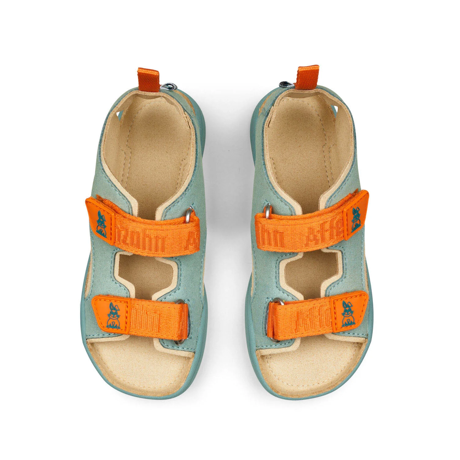 Affenzahn Kinder Sandalen 00392-20153 Sandale Vegan Airy Hase grün normal