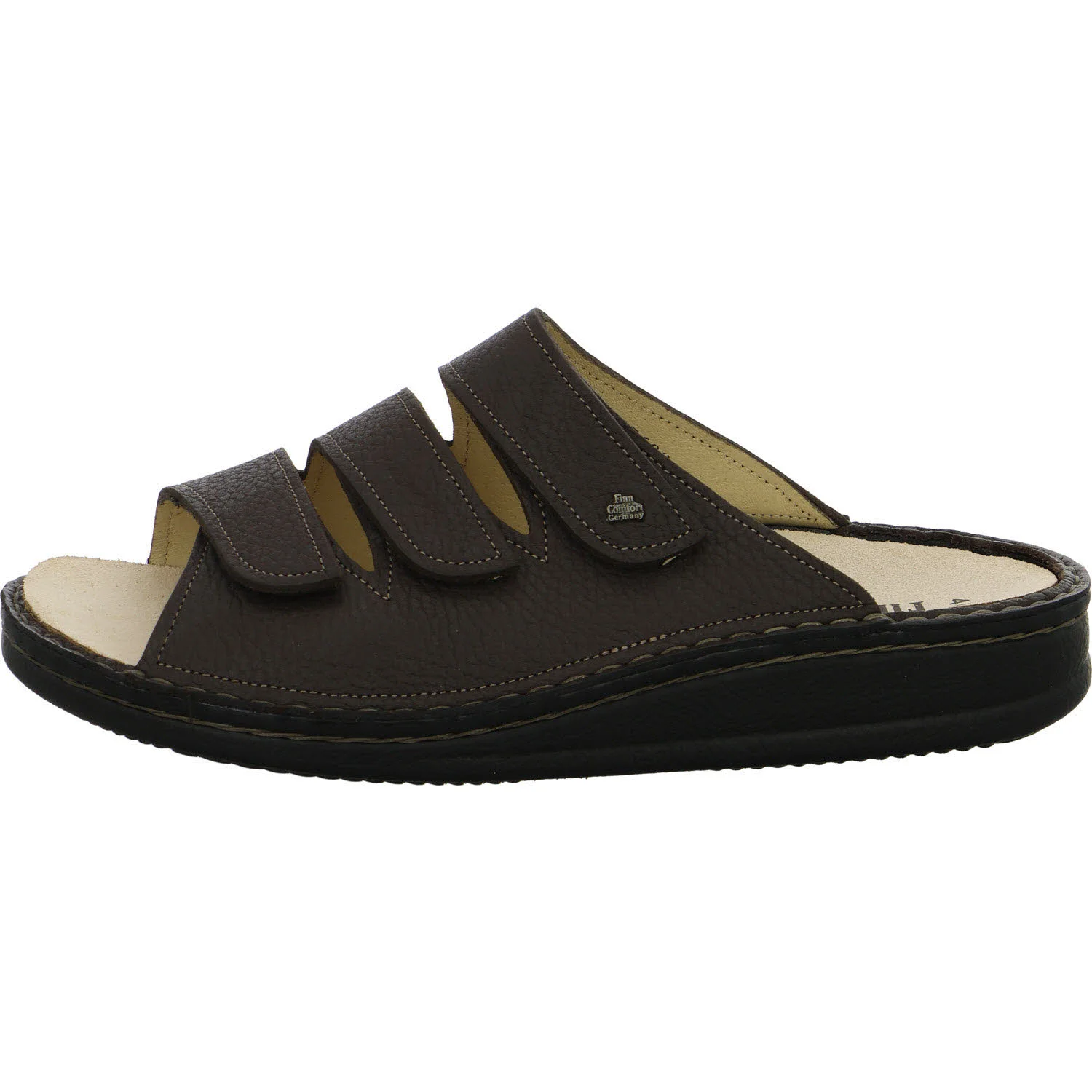 Finn Comfort Pantoletten 01508-813432 Korfu coffee weit
