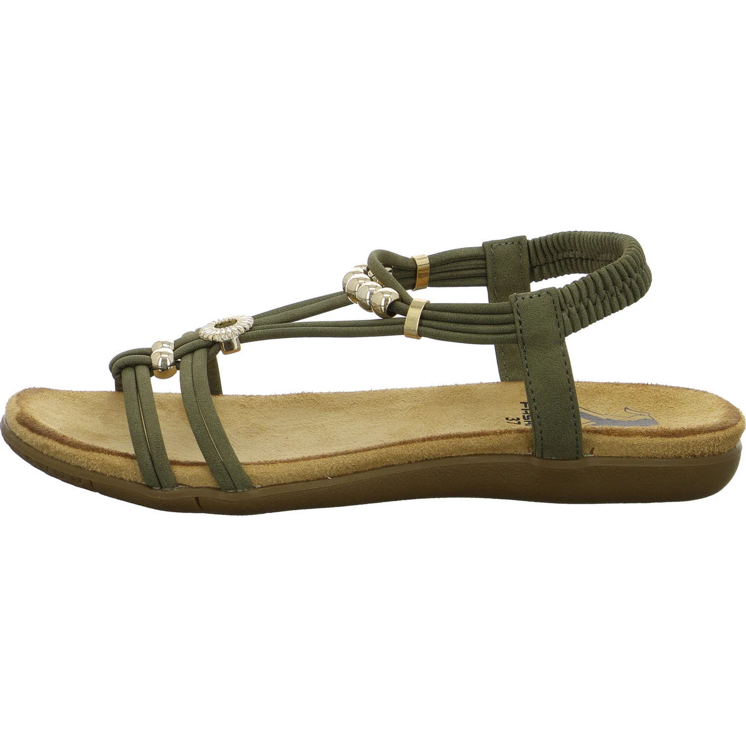 2go Fashion Damen Sandalen 8018843-77 8018843 oliv normal