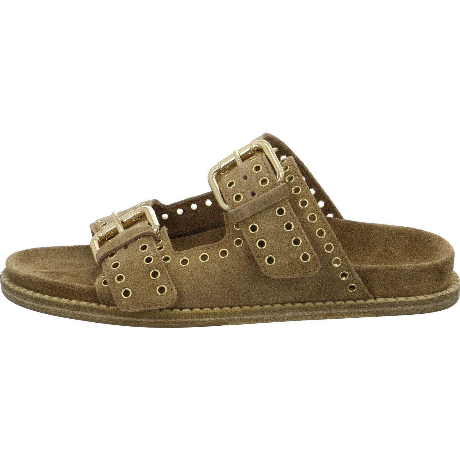 Kennel & Schmenger Damen Pantoletten 136100-0120-2120 Mimi golden brown/gold normal