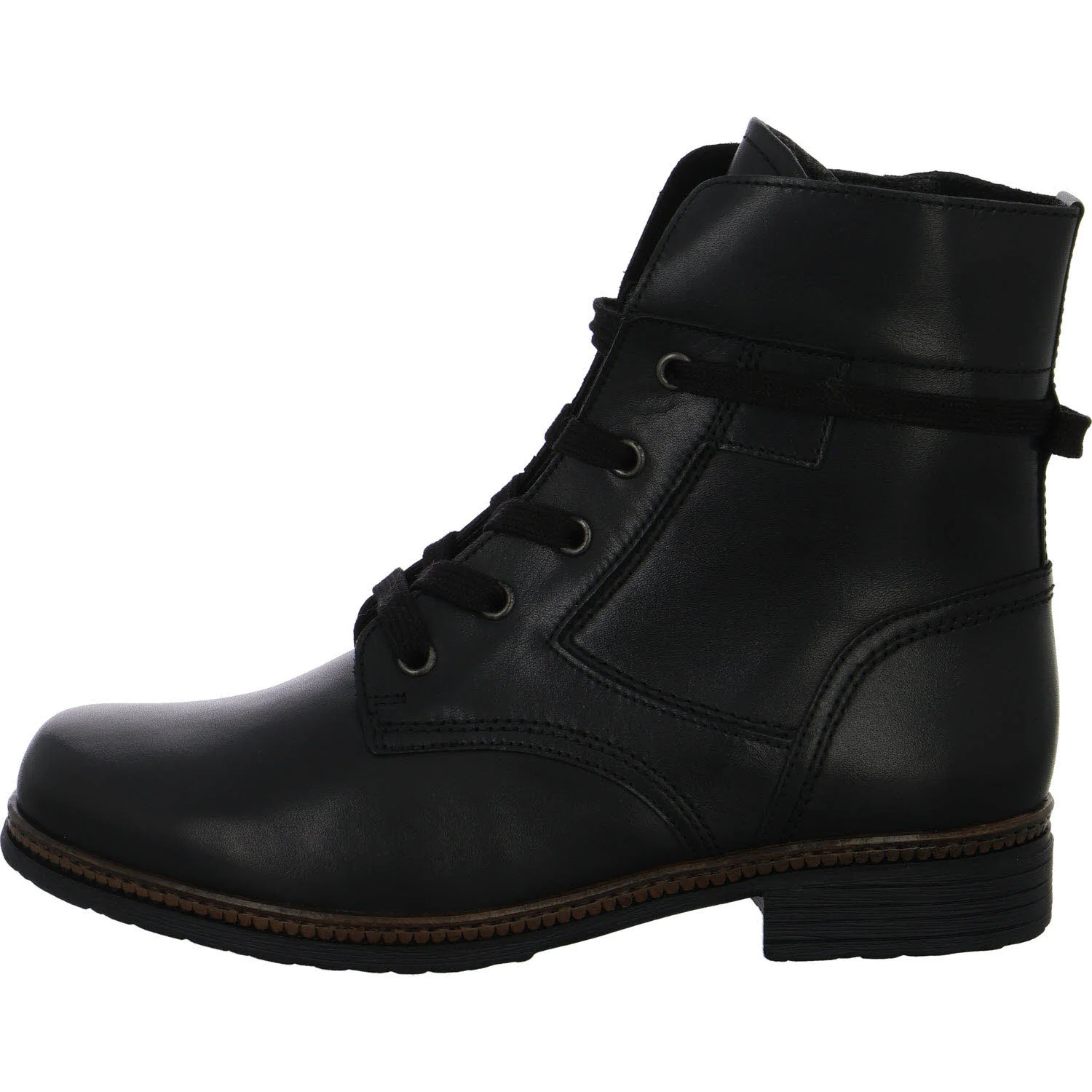 Gabor Damen Schnürstiefel 8023.03.001 8023.03 black F (schmal/normal)