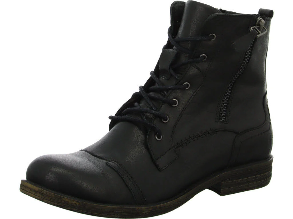 2go Fashion Damen Schnürstiefel 8994505-9 8994505 schwarz normal
