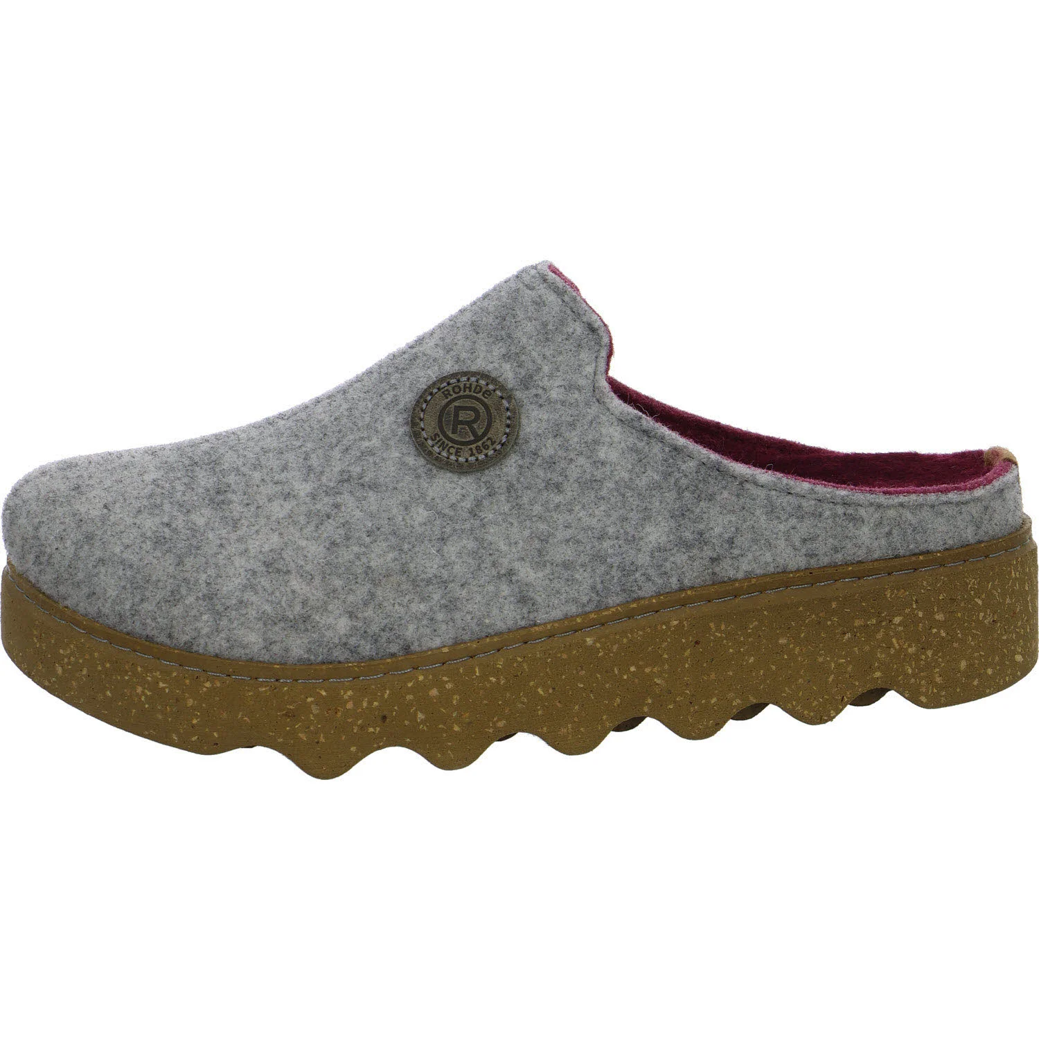 Element 6 von 8 (Bild) – ROHDE Damen Winterpantoffel 6122/80 Foggia-D grau G (normal)