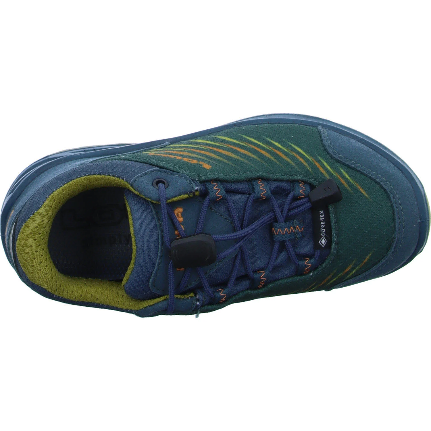 Element 8 von 8 (Bild) – Lowa Kinderschuh zum Schlupfen 641515/7448 Zirrox II GTX Lo Jr petrol/senf normal