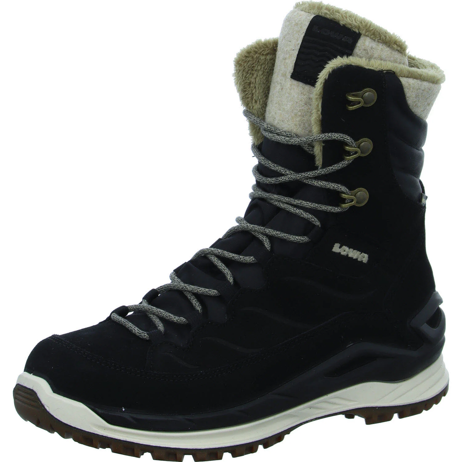 Element 2 von 8 (Bild) – Lowa Damen Schnürstiefel warm 421417/9932 Calceta Evo GTX Ws schwarz/champagner normal