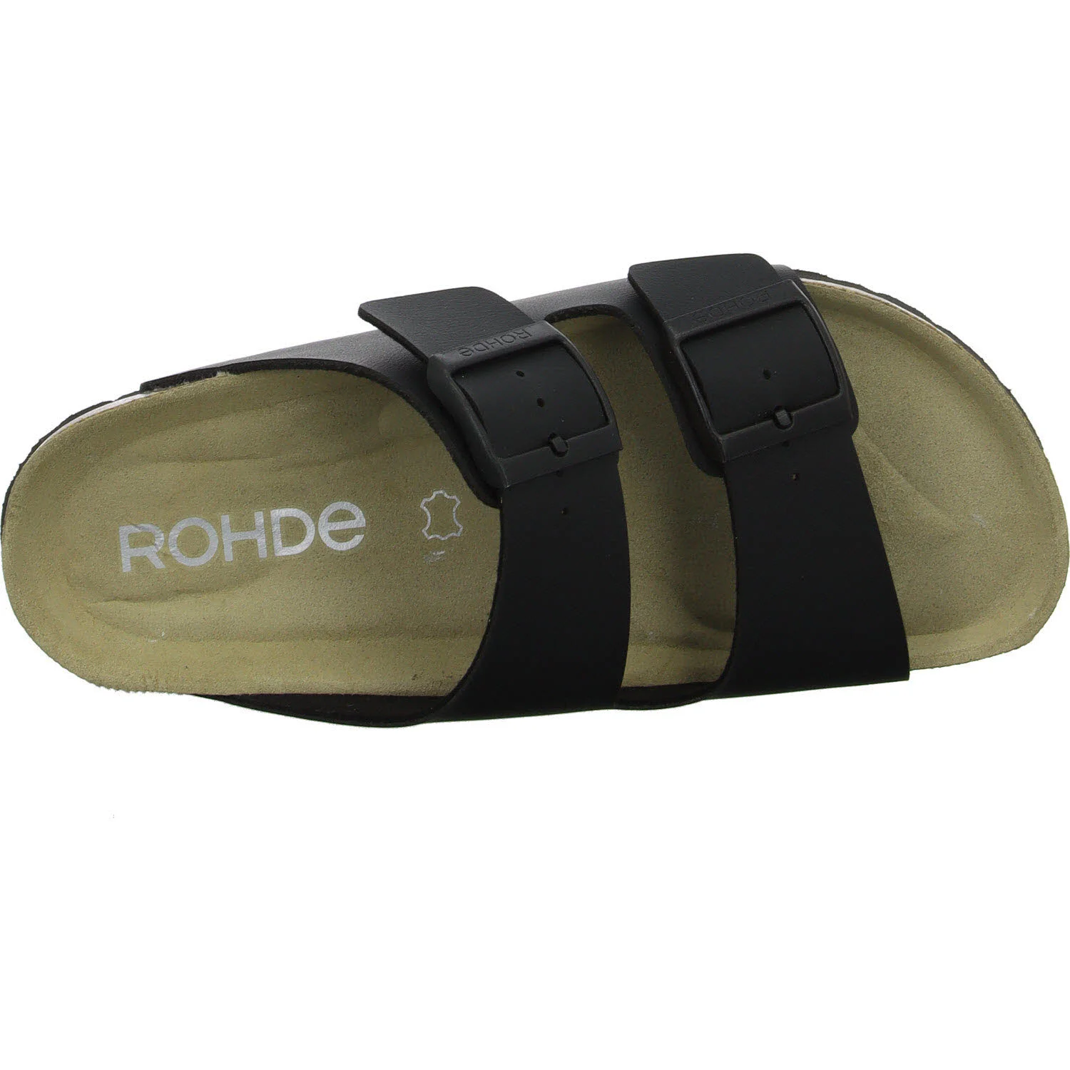 ROHDE Damen Pantoletten 5631/90 Alba schwarz G (normal)
