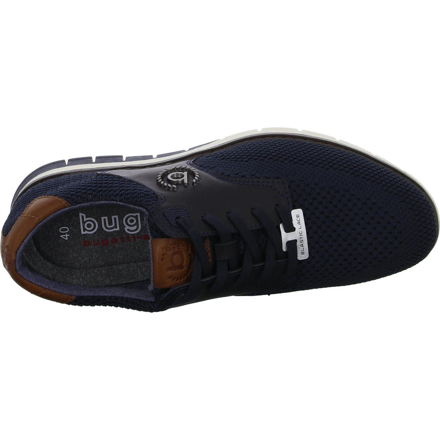 Bugatti men Herren Schnürschuhe 311916096900-4100 Sandman dark blue normal