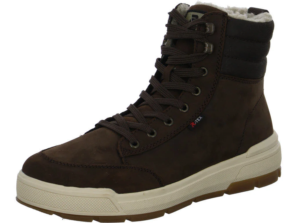 Rieker Herren Schnürstiefel warm U0071-25 U0071 cigar/braun/schwarz G 1/2 (weit)