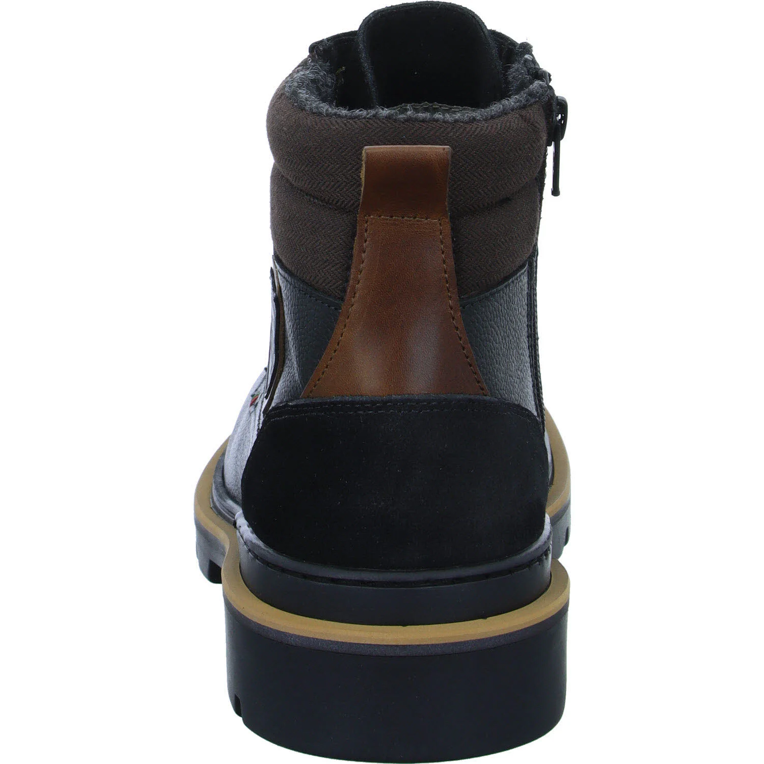 Pantofola d'Oro Herren Schnürstiefel 10233051.25Y PONTIDA FELT UOMO HIGH black normal