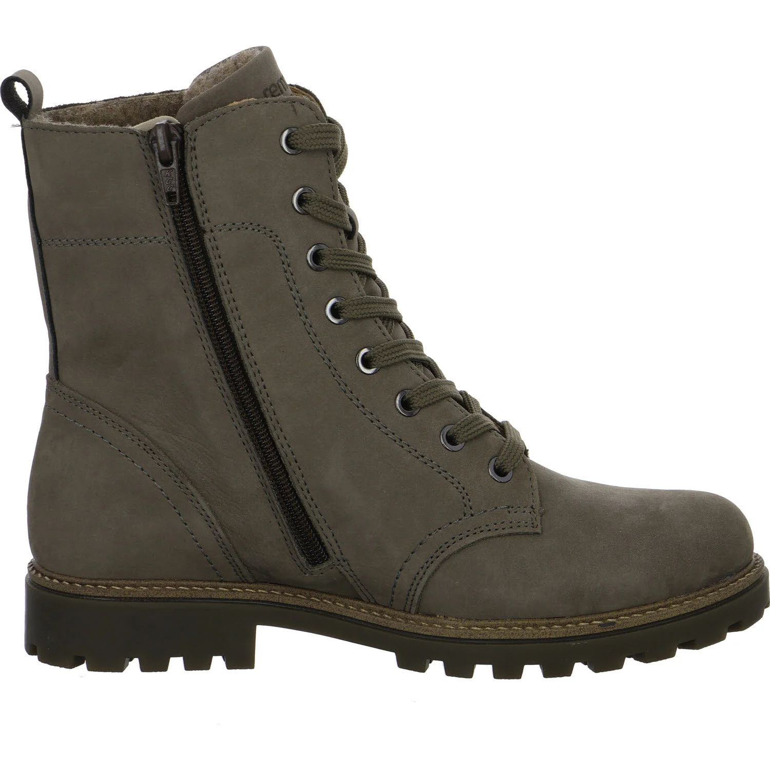 Element 7 von 8 (Bild) – Remonte Damen Schnürstiefel warm D8489-42 D8489 maus/maus G (weit)