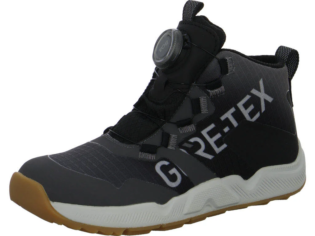 Superfit Kinder Schaftstiefel 1-001763-0000 Agos schwarz/grau WMS mittel