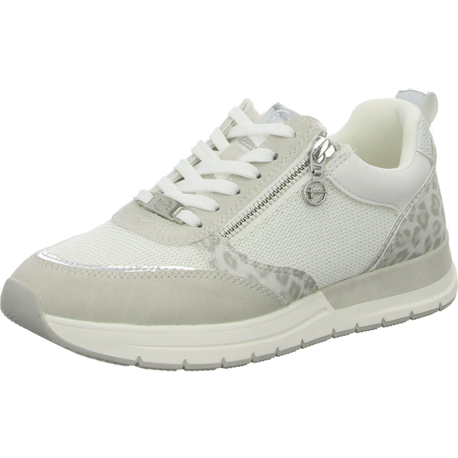 Element 2 von 8 (Bild) – Tamaris Damen Schnürschuhe 1-23732-41/948 1-23732-41 silver comb normal