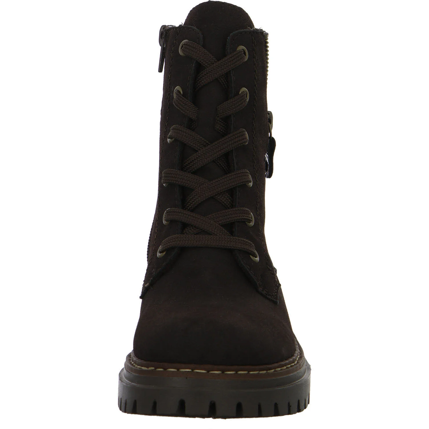 Rieker Damen Schnürstiefel 72617-25 72617 nougat/antik/espresso F (normal)