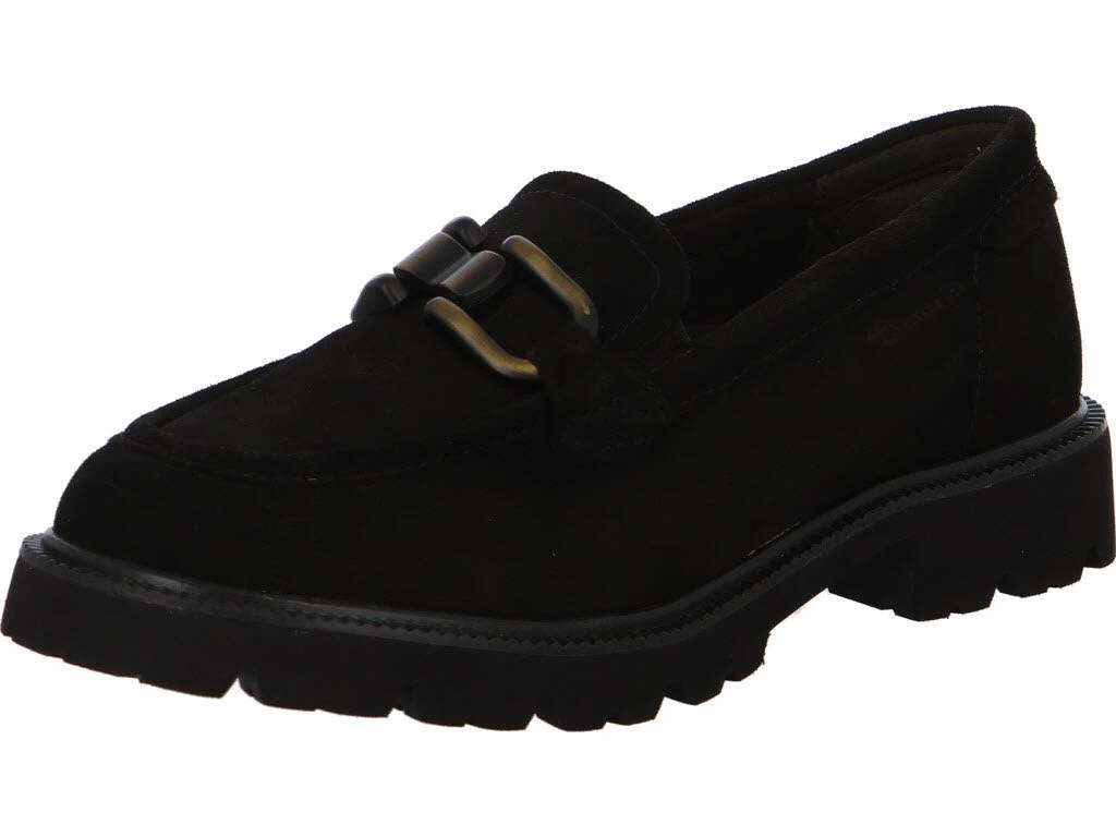 Tamaris Comfort Damen Slipper 8-84701-47/307 8-84701-47 mocca suede weit