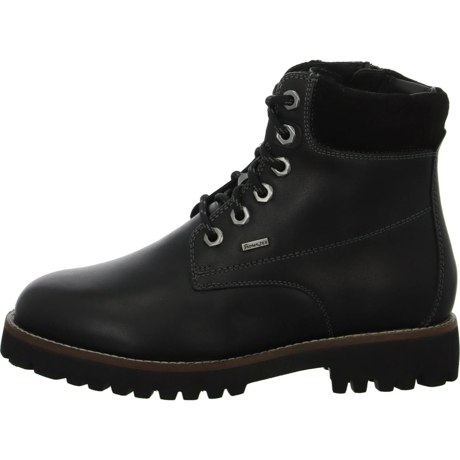 Element 6 von 8 (Bild) – Sioux Damen Schnürstiefel warm 40770 Elmiana-702 schwarz G (normal)
