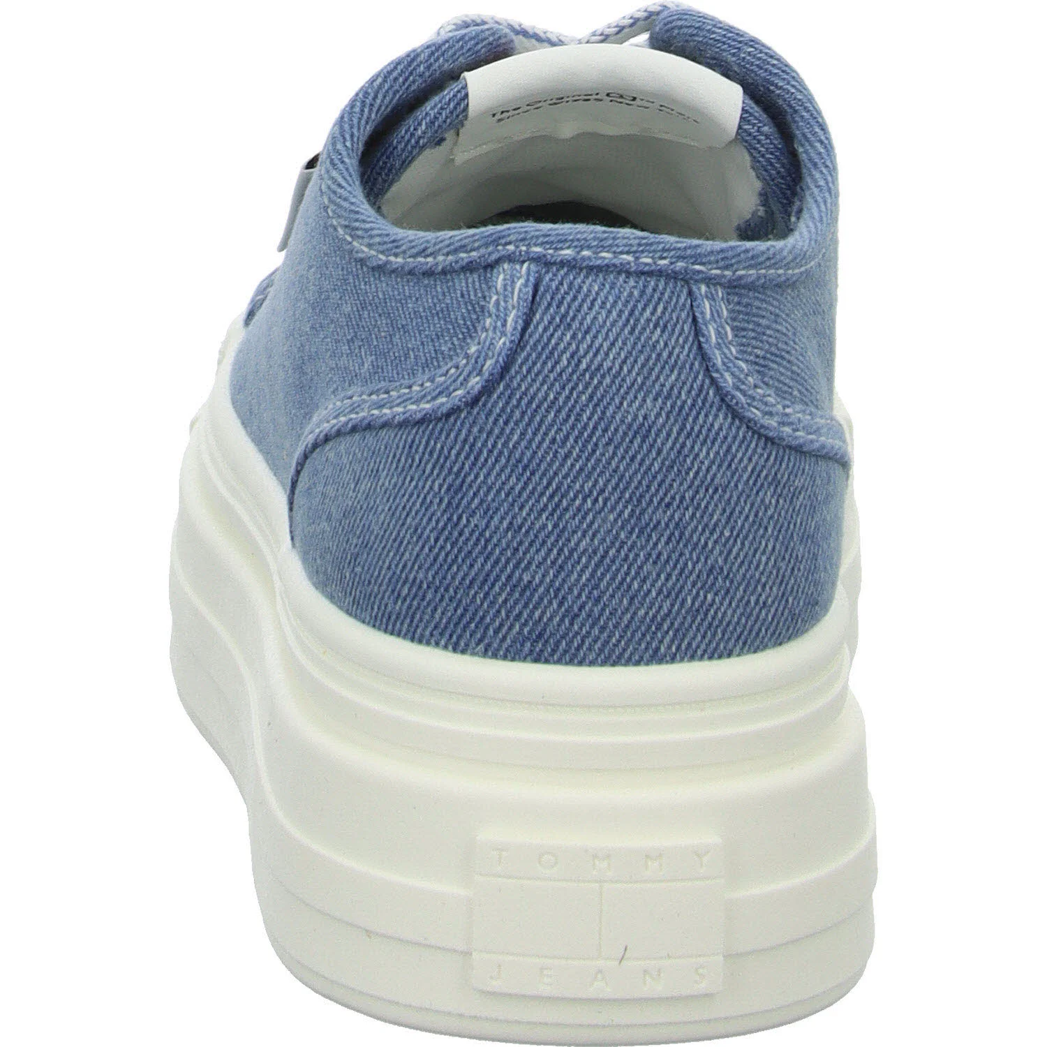Tommy Jeans Damen Schnürschuhe EN0EN027361CR TJW FOXING FLATFORM LC denim normal