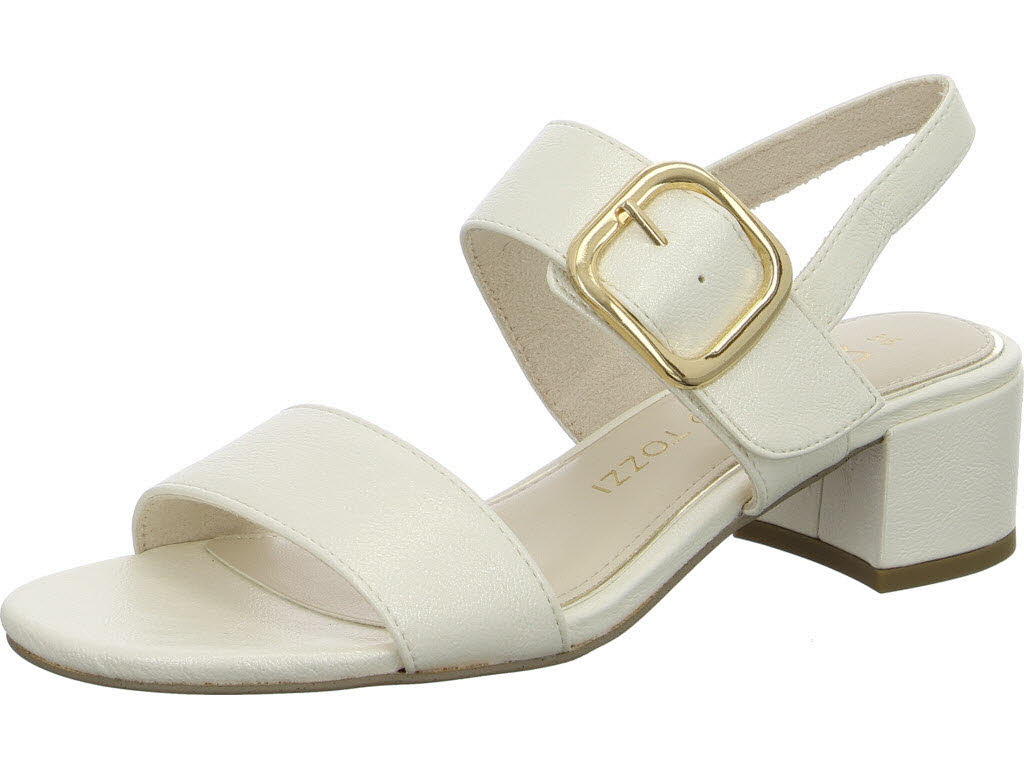 Marco Tozzi Damen Sandalen 2-28212-46/929 2-28212-46 ivory metallic normal